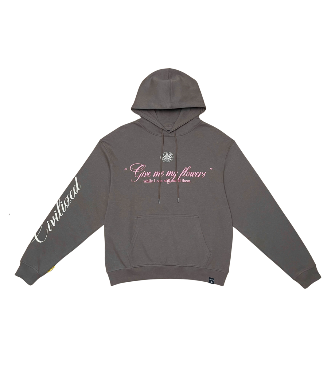 Civilized My Flowers Hoodie (Soil)