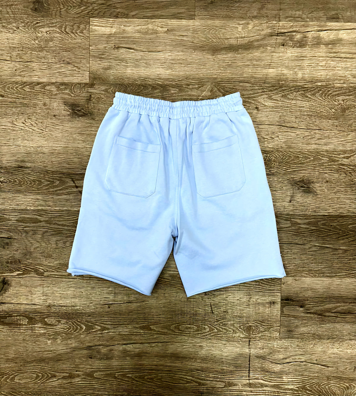 Bkys Rhinestone French Terry Shorts Ice