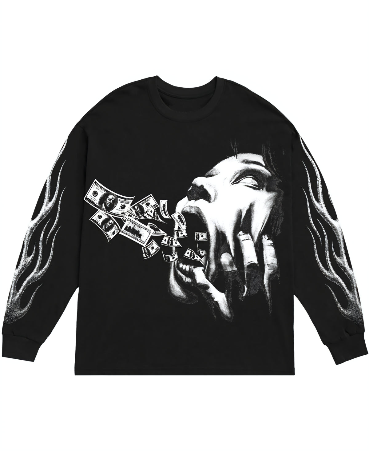 Wknd Riot Money Talks Long Sleeve T-shirt