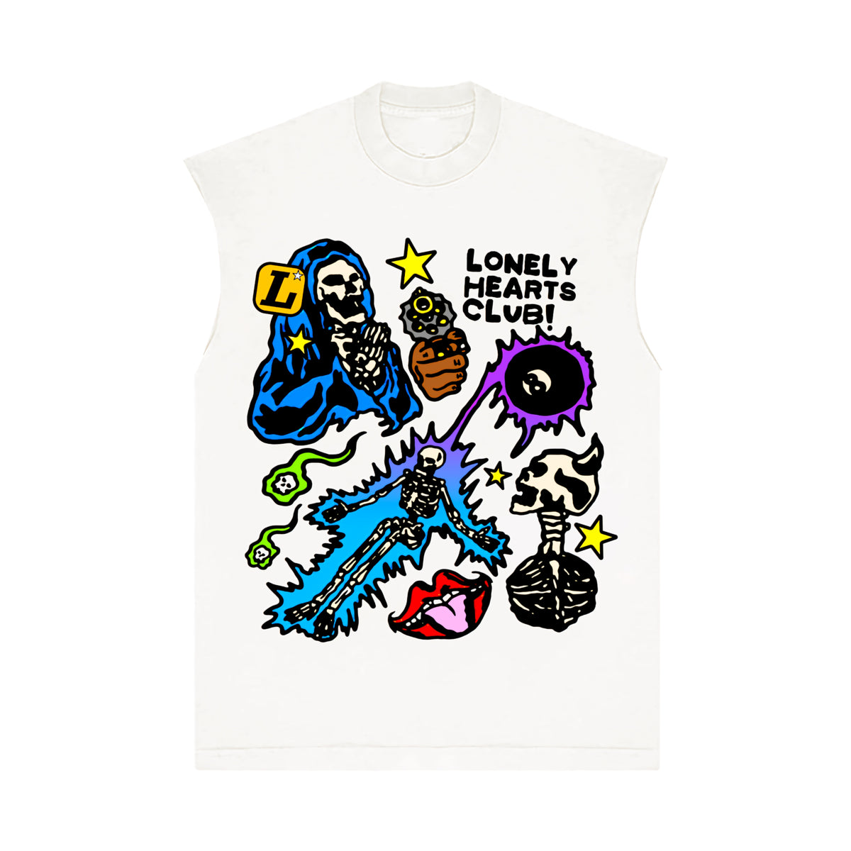 Lonely Hearts Club Pain & Pleasure Sleeveless T-shirt