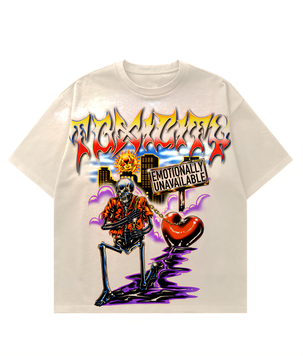 Toxicity Unavailable (Off White) T-shirt