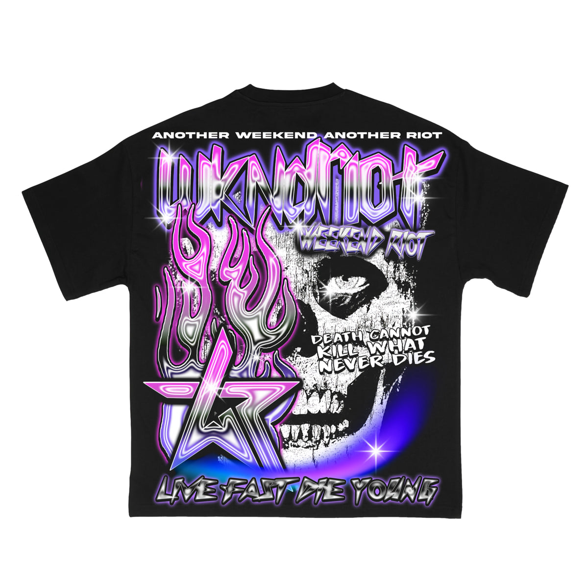 Wknd Riot Live Fast Die Young T-shirt