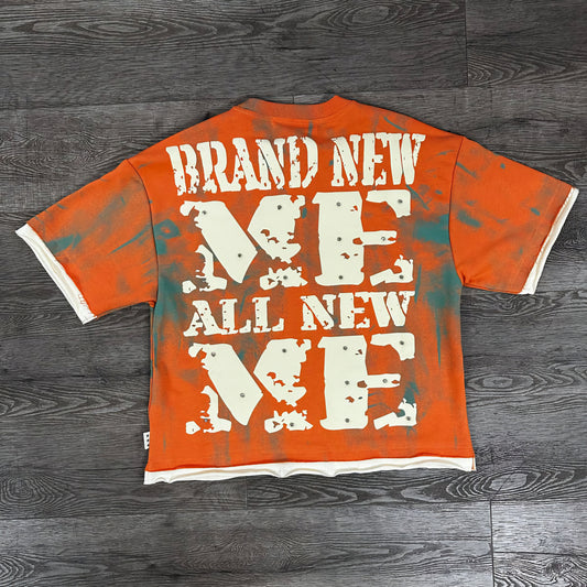 BKYS Brand New Me Rhinestone Cropped T-shirt