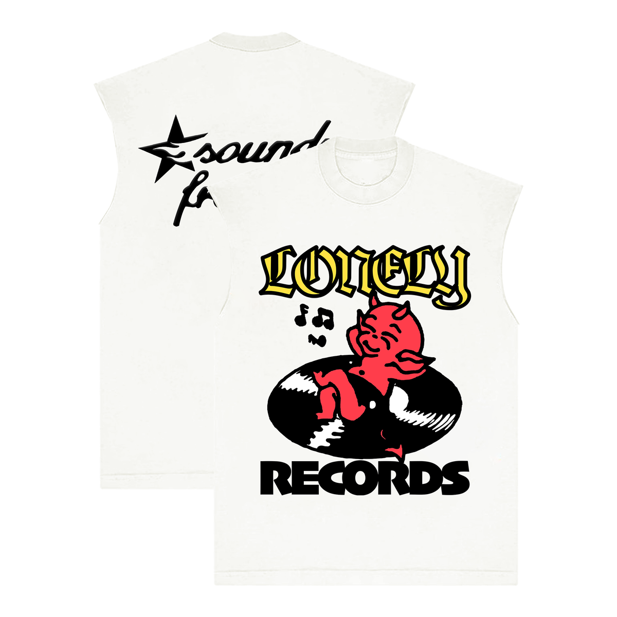 Lonely Hearts Club Feel Good Records Sleeveless T-shirt