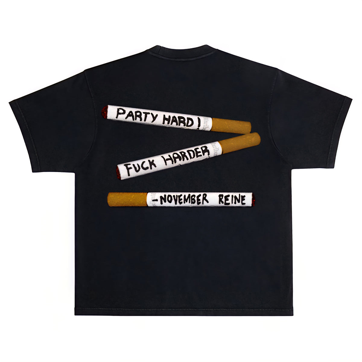November Reine Bad Girls Go Backstage Luxury Heavyweight T-shirt
