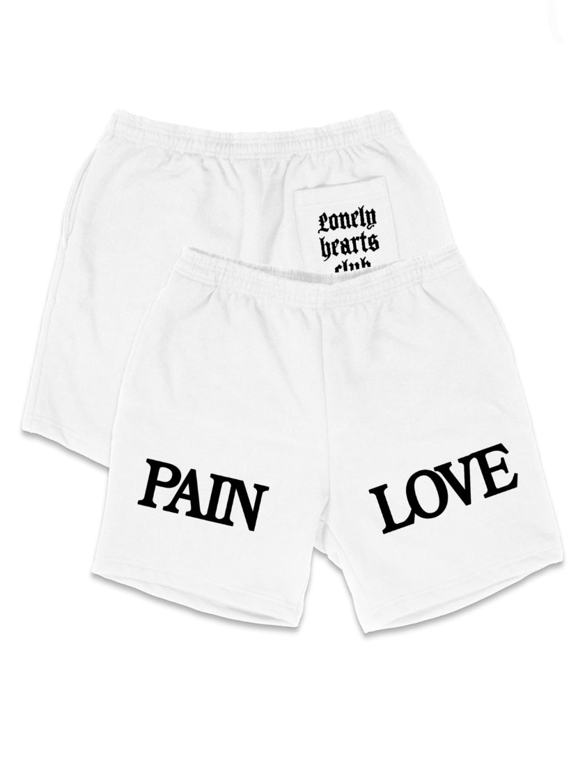 Lonely Hearts Club Pain & Love Premium Sweatshorts