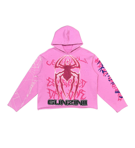 Gunzinii Young Spider Cropped Hoodie
