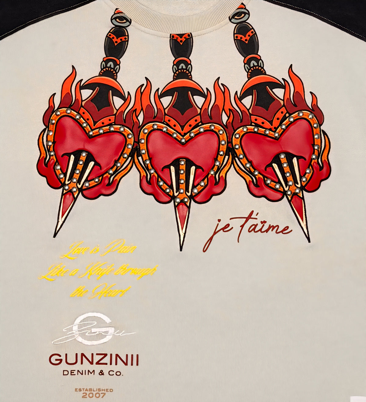 Gunzini Stabbed Me In The Back Tshirt Cropped T-shirt