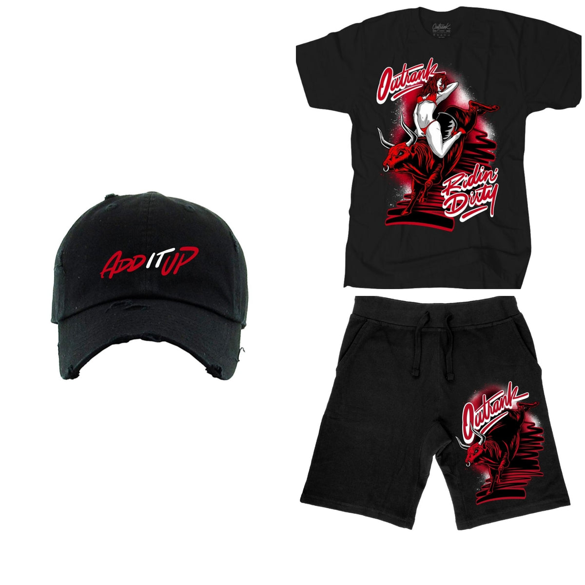 Outrank Riding Dirty Shorts Set