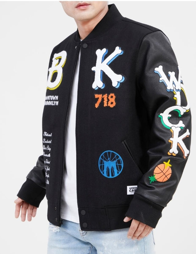 Wedding Cake Brooklyn Varsity Jacket