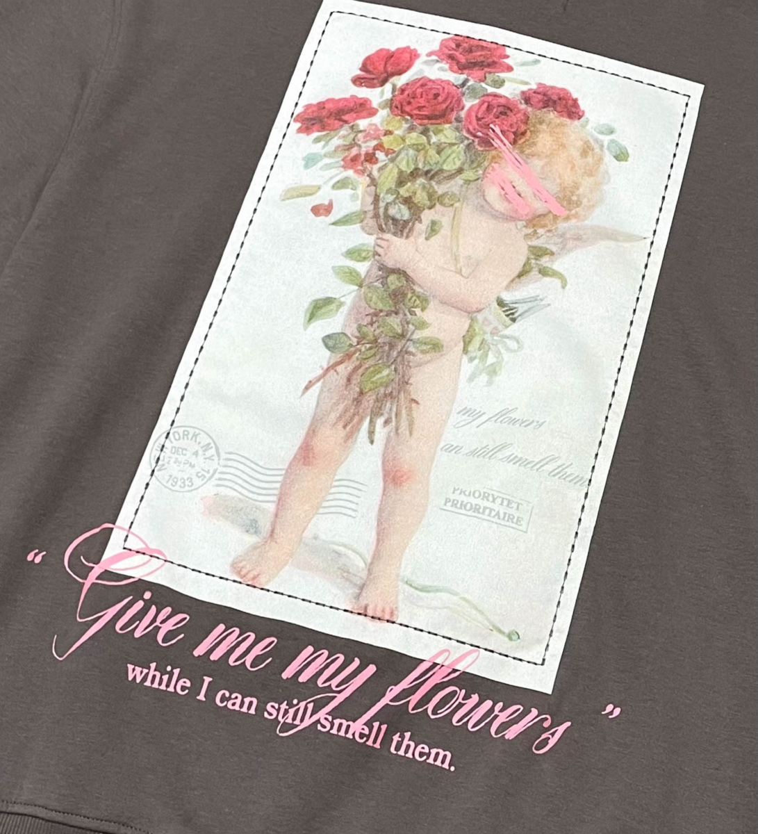 Civilized My Flowers Hoodie (Soil)