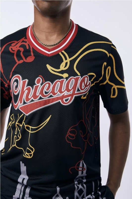 Rebel Minds Chicago Mesh Jersey