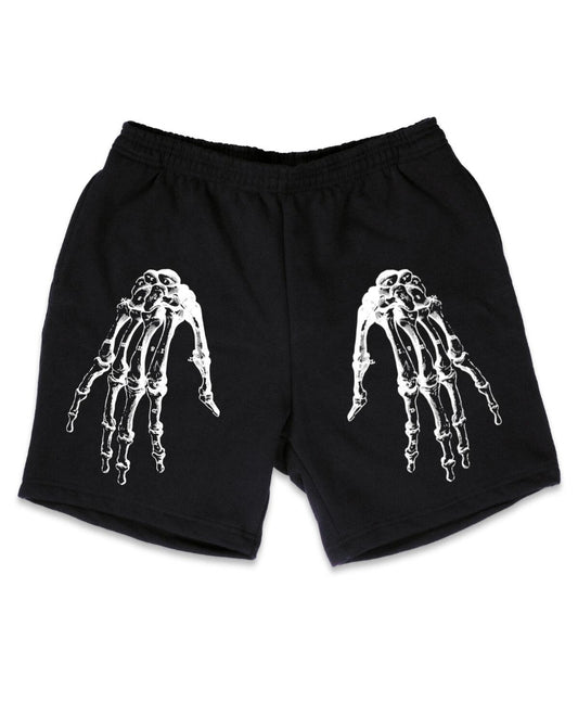 Lonely Hearts Club Skeleton Hands  Premium Sweatshorts