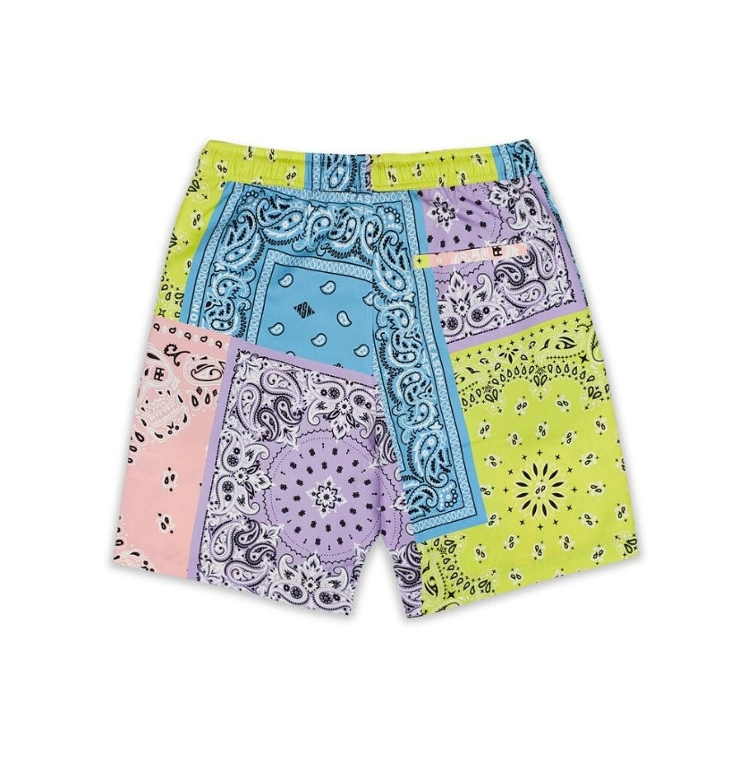 Reason Bandana Multi Paisley Swim Shorts
