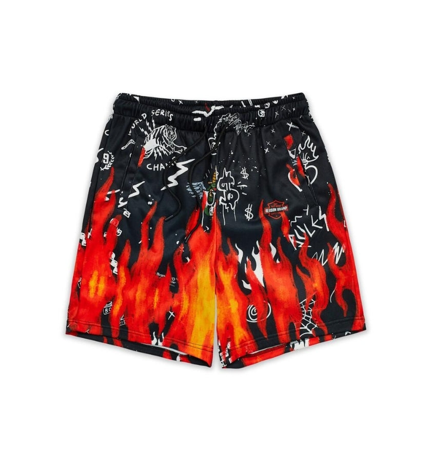 Reason Premium Flame Shorts