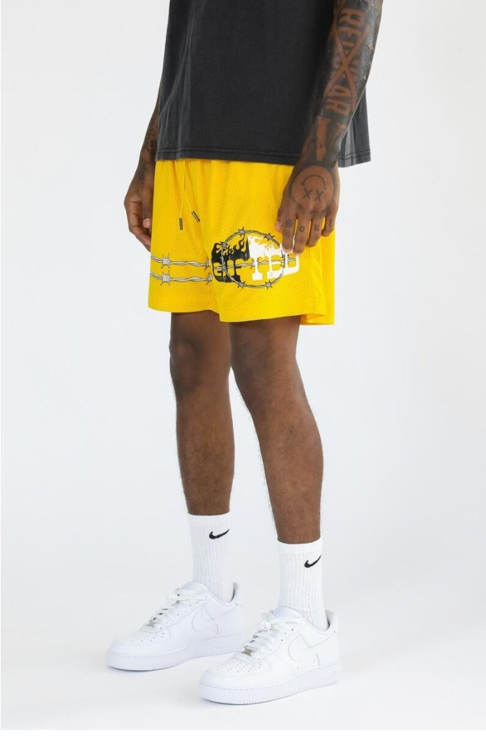 GFTD LA Fear No Man Mesh Shorts