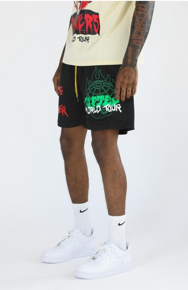 GFTD LA Rodeo Drive Mesh Shorts