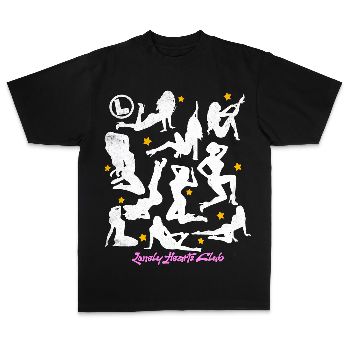 Lonely Hearts Club Silhouettes Premium Cropped T-shirt