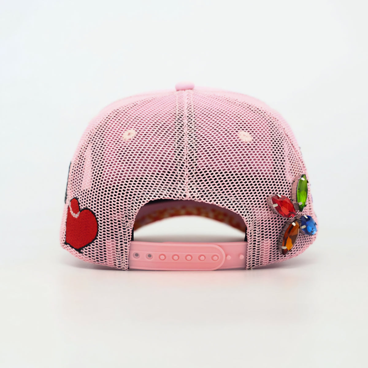 Toxicity Trouble In Paradise Rhinestone & Pearls Trucker Hat