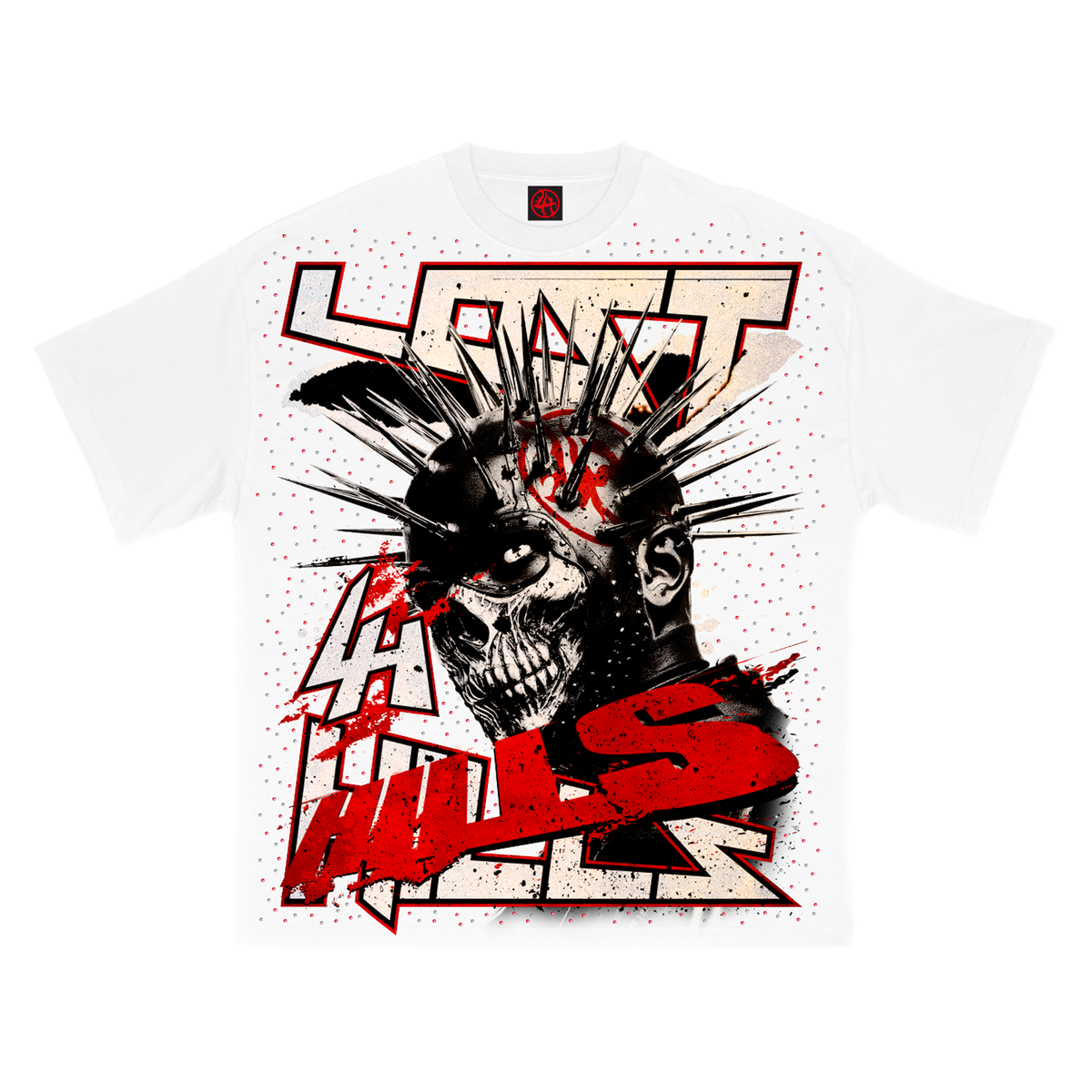 Lost In The Hills Rockstar Heavyweight Rhinestone T-shirt