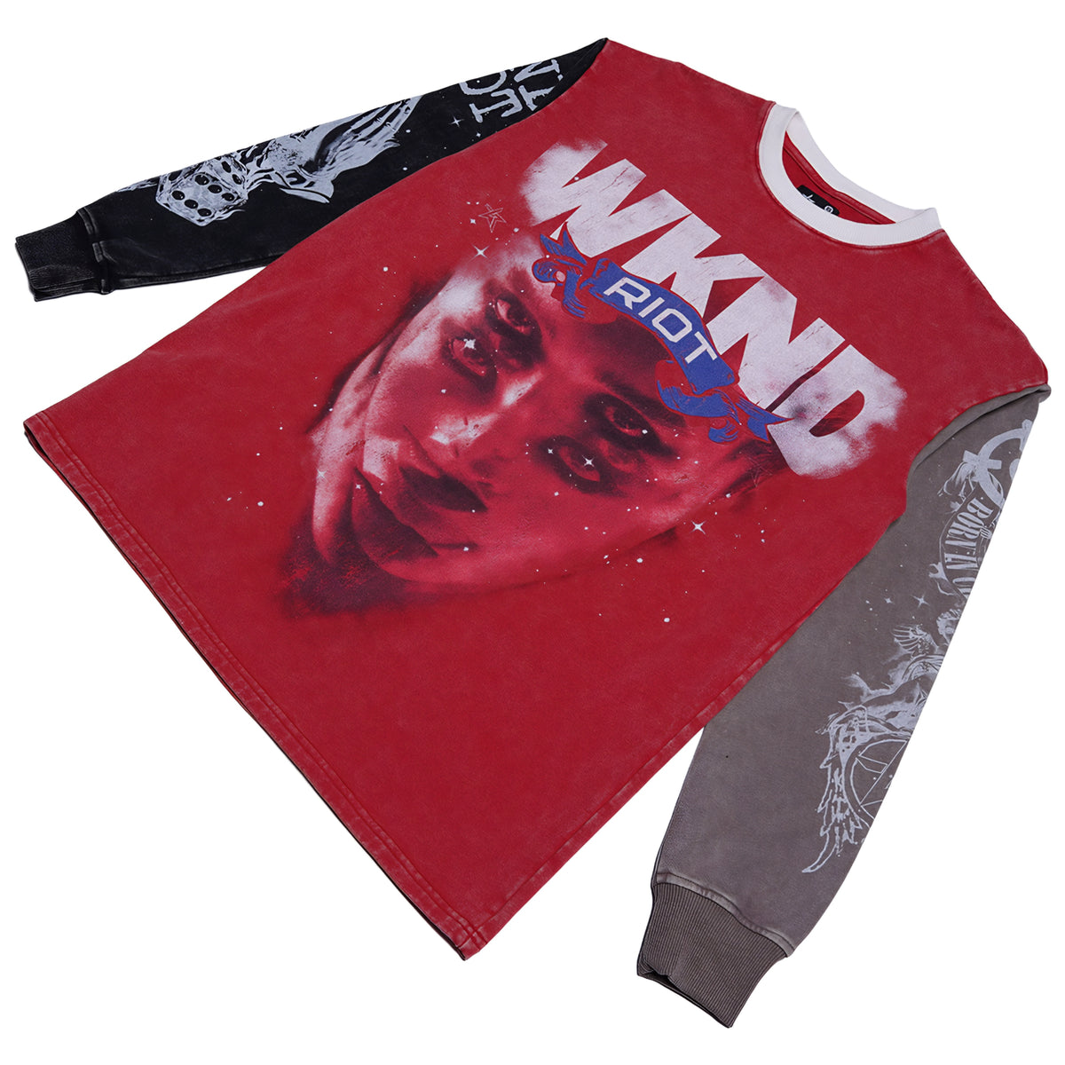 Wknd Riot Embrace The Chaos Heavyweight Long Sleeve T-shirt