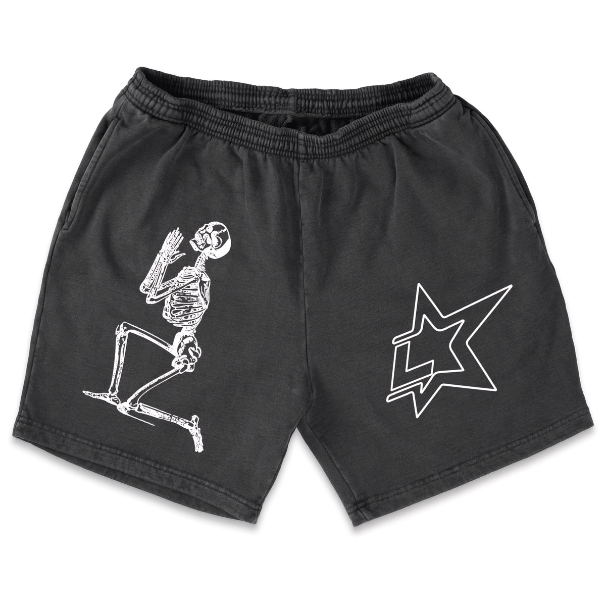 Lonely Hearts Club Lonestar Premium a Garment Dyed Sweatshorts (Chocolate)