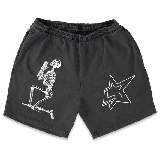 Lonely Hearts Club Lonestar Premium a Garment Dyed Sweatshorts (Chocolate)