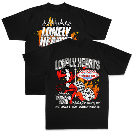 Lonely Hearts Club Sinners Club  Premium T-shirt