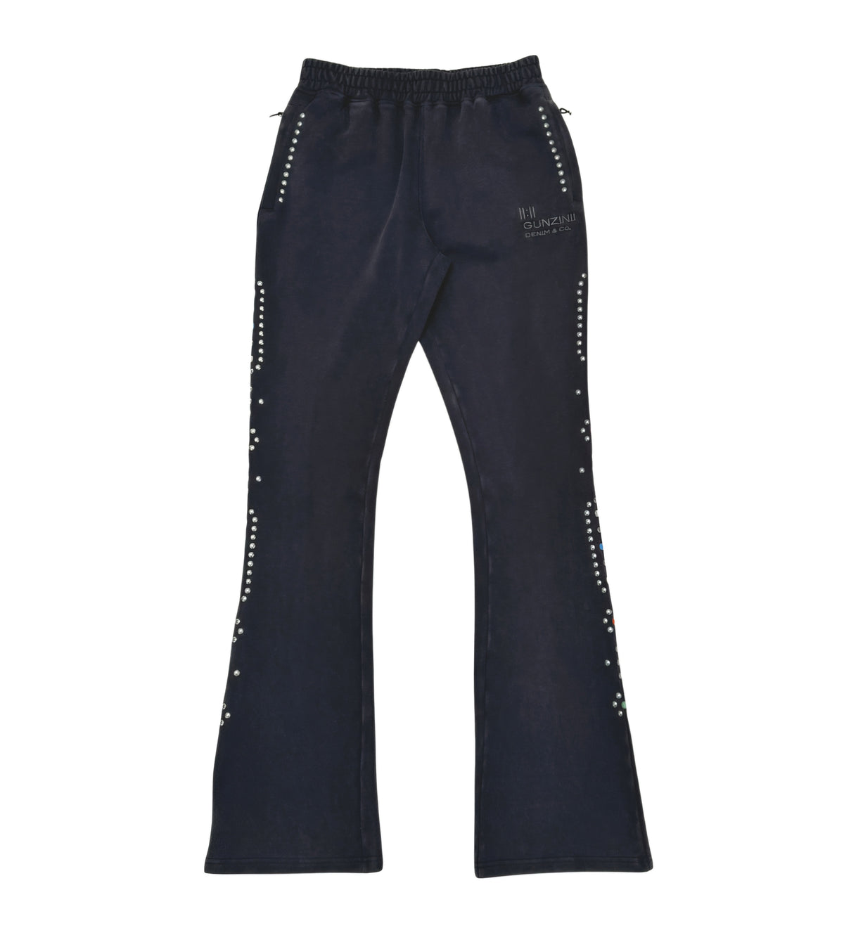 Gunzinii Studded Stacked Sweatpants