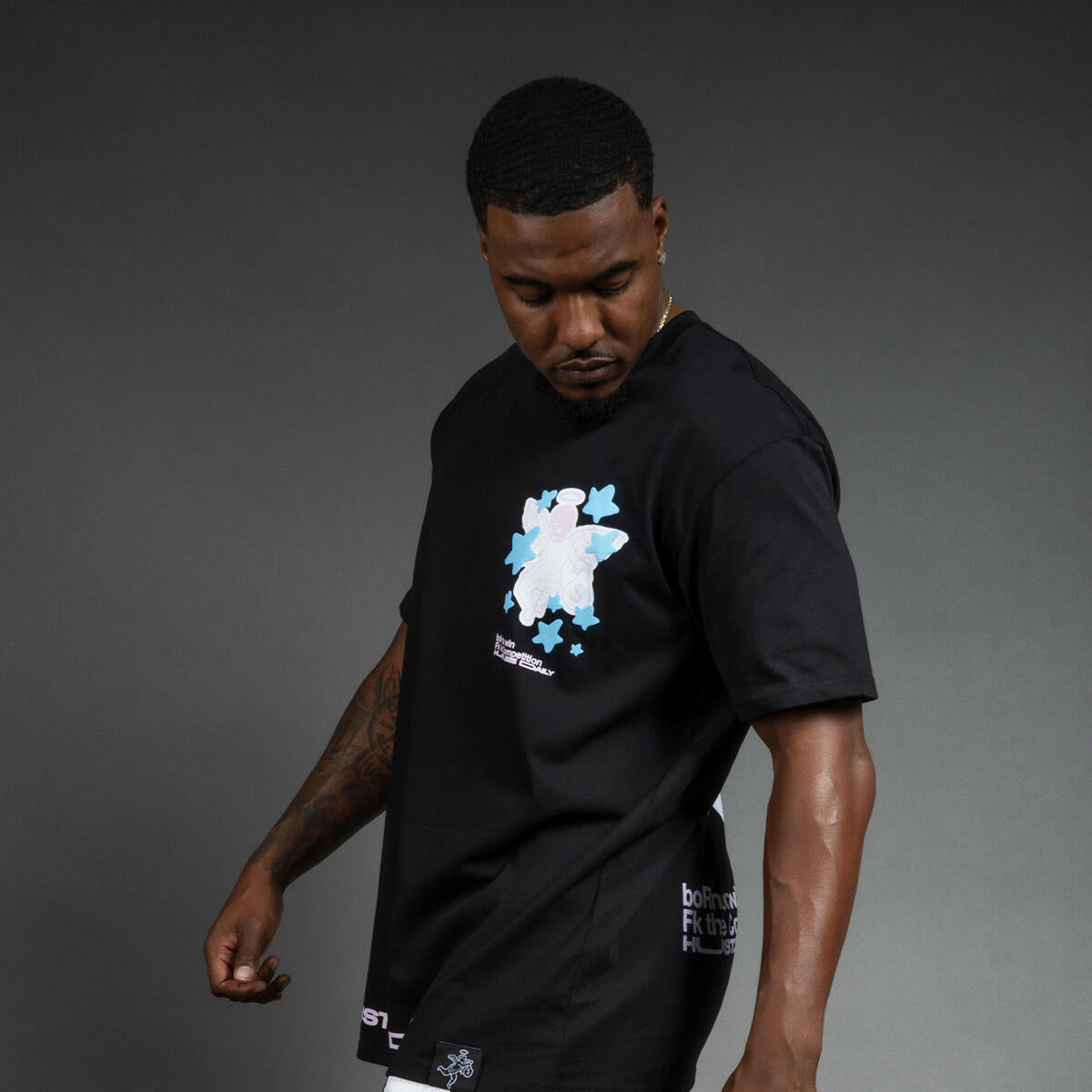 Hasta Muerte Born To Win Star T-shirt