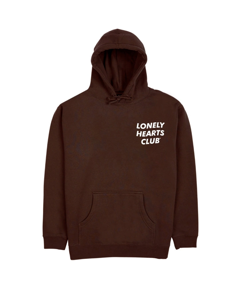 Lonely Hearts Club Send Me Your Playlist Hoodie (Brown)