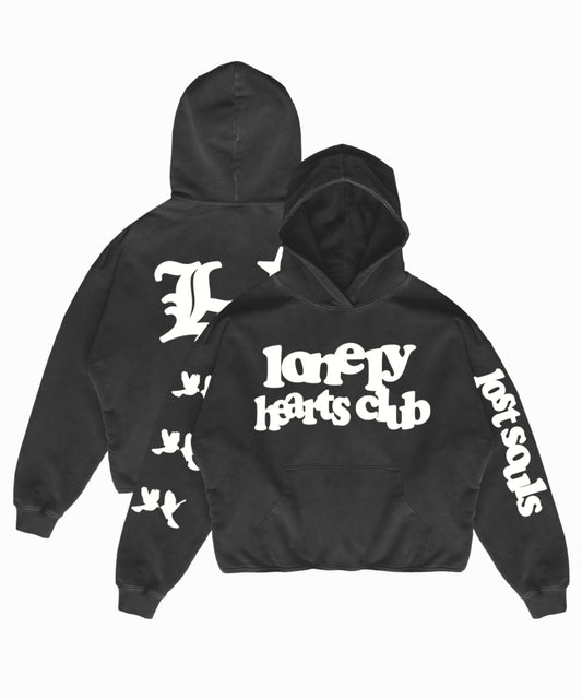 Lonely Hearts Club Lost Souls Premium Cropped Hoodie