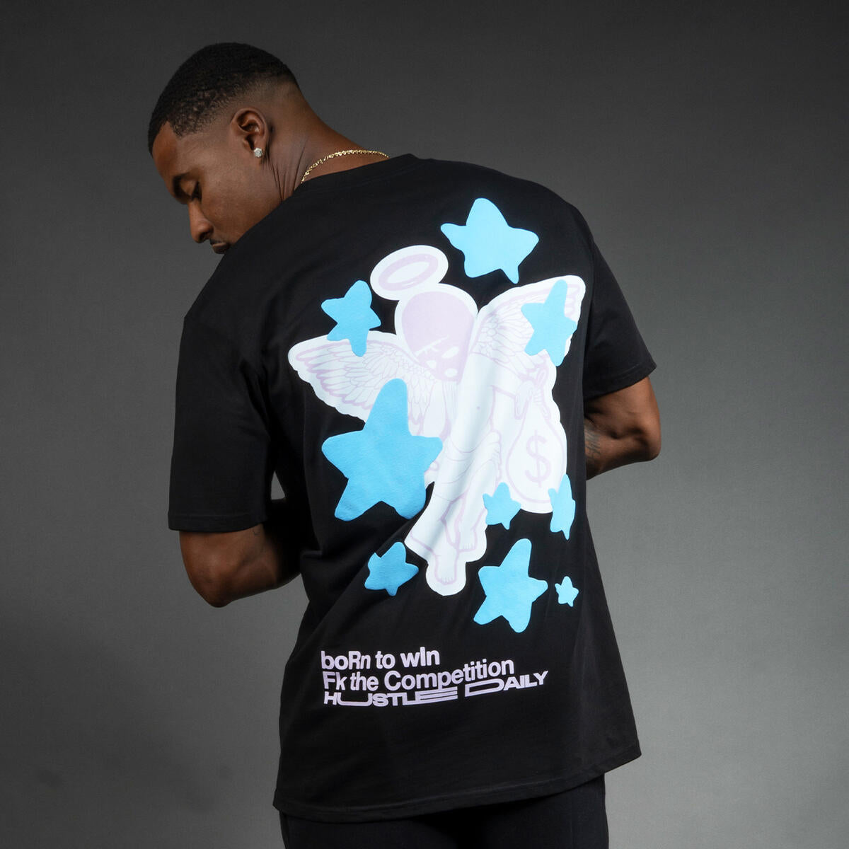 Hasta Muerte Born To Win Star T-shirt
