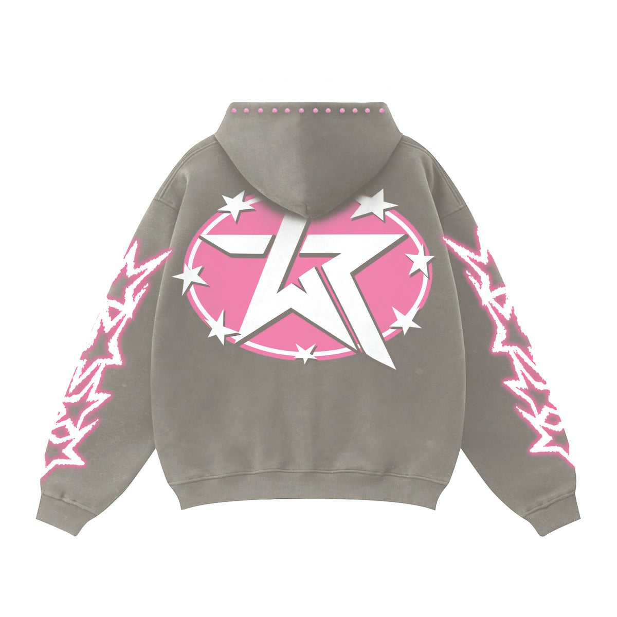 Wknd Riot High Fashion Rhinestone Hoodie