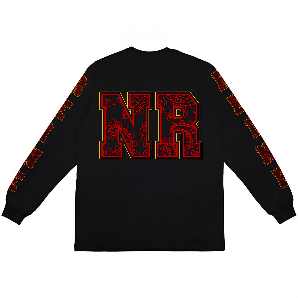 November Reine Rhinestone Heavens Dropout Luxury Heavyweight Long Sleeve T-shirt