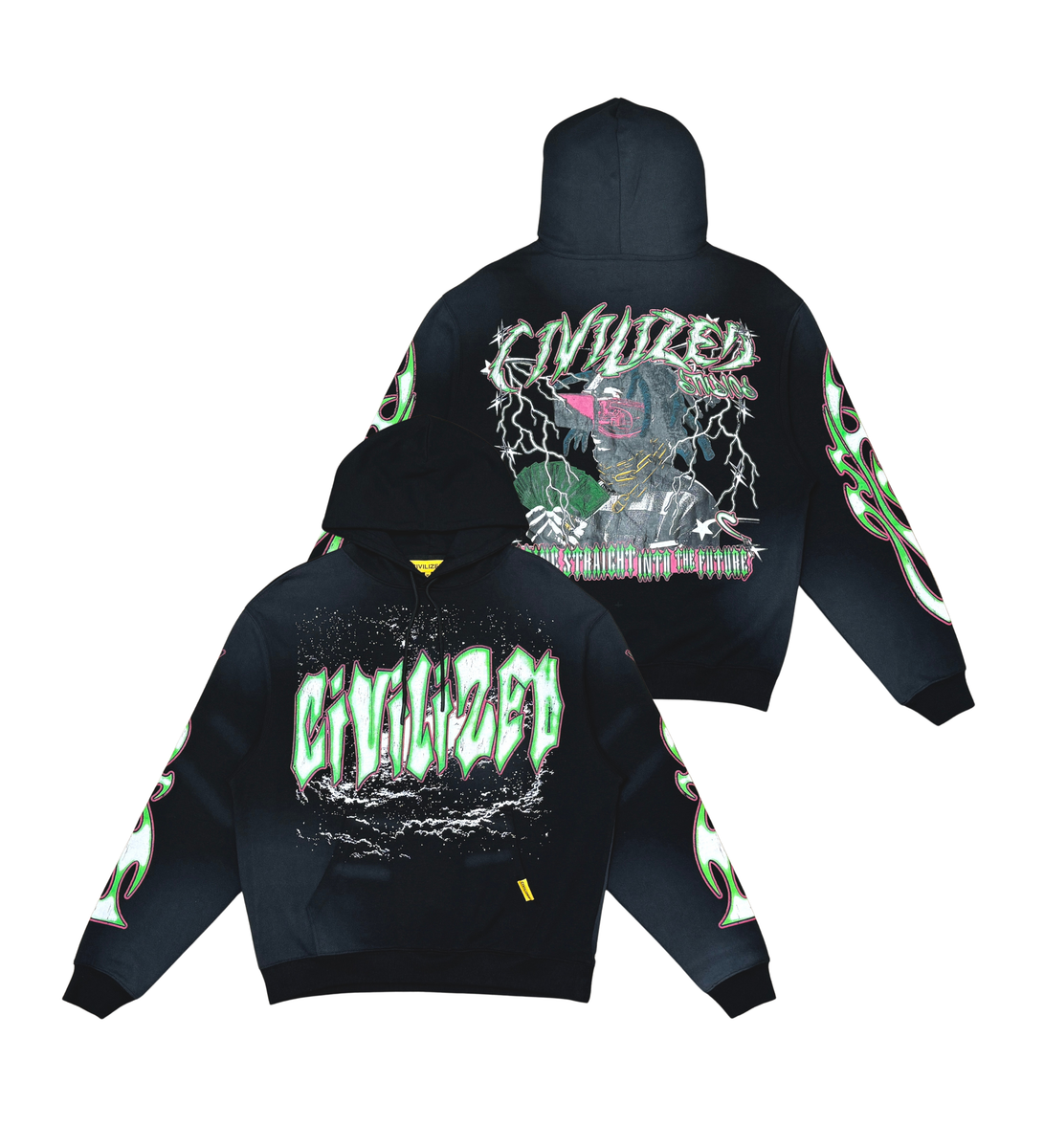 Civilized Staring Straight Into The Future Hoodie