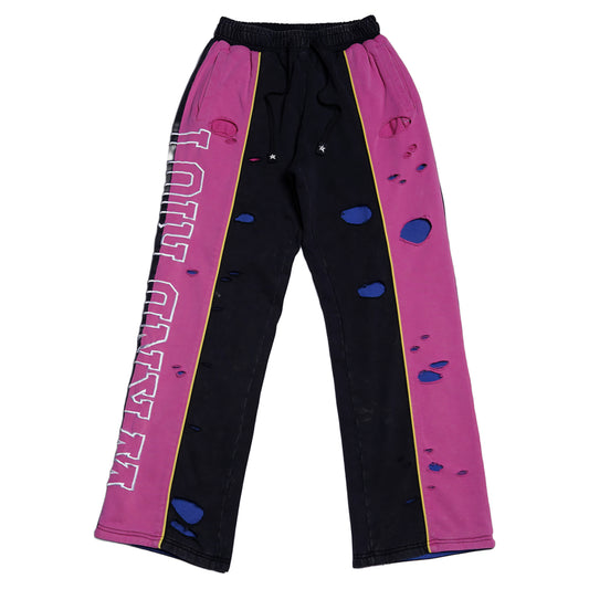 Wknd Riot University Stacked Sweatpants