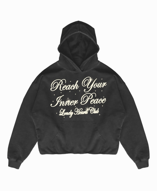 Lonely Hearts Club Inner Peace Premium Cropped Hoodie