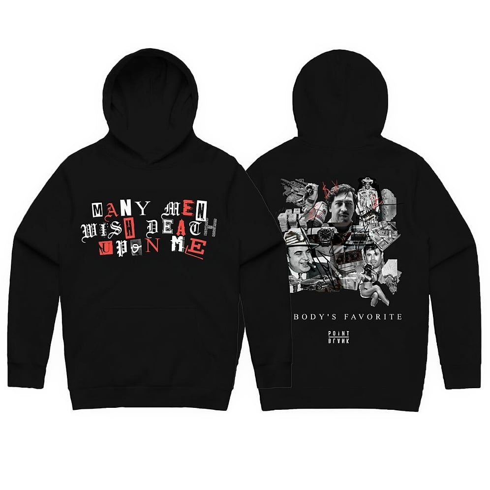 Point Blank Many Men Hoodie (Black)