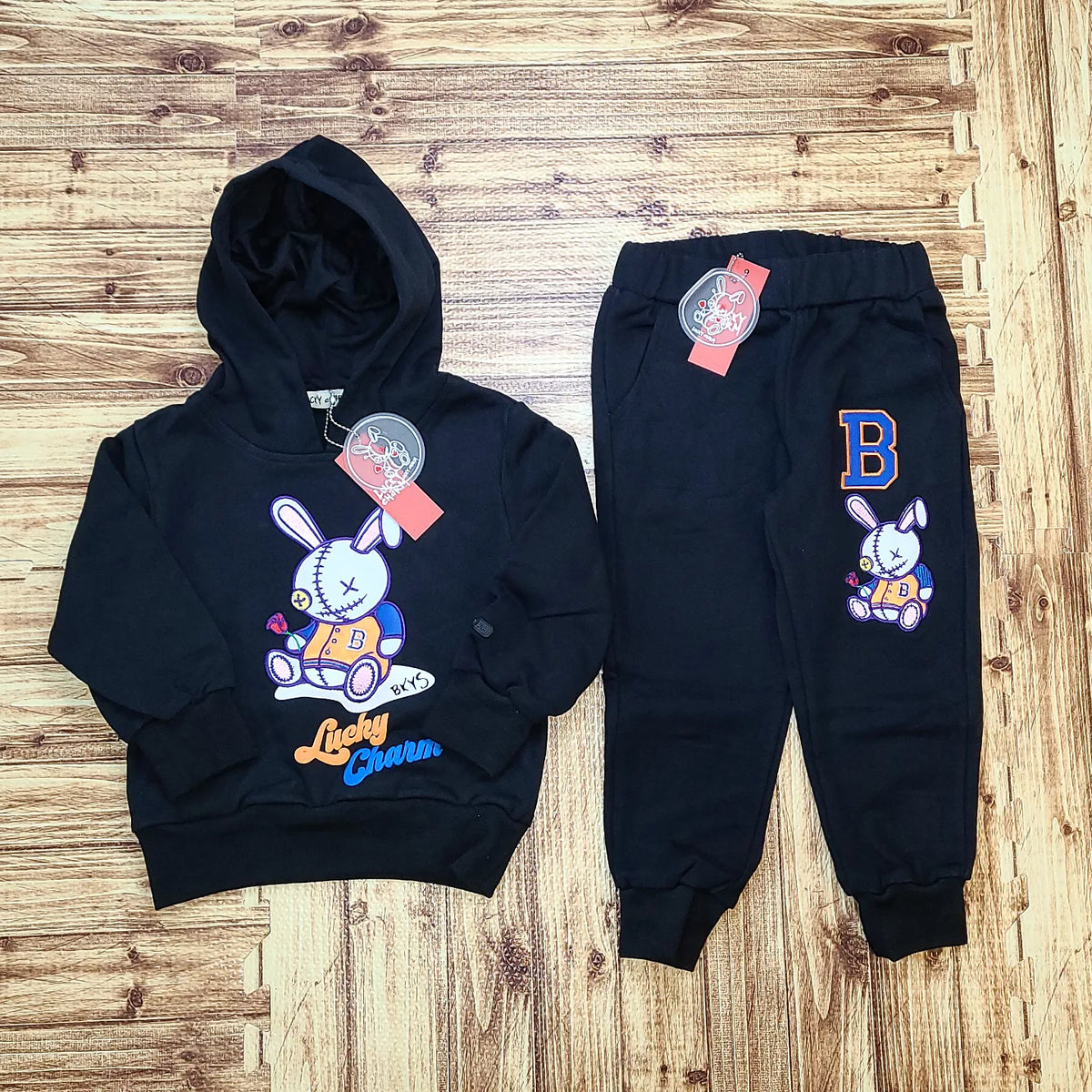 BKYS Kids Lucky Charm Set (Black)
