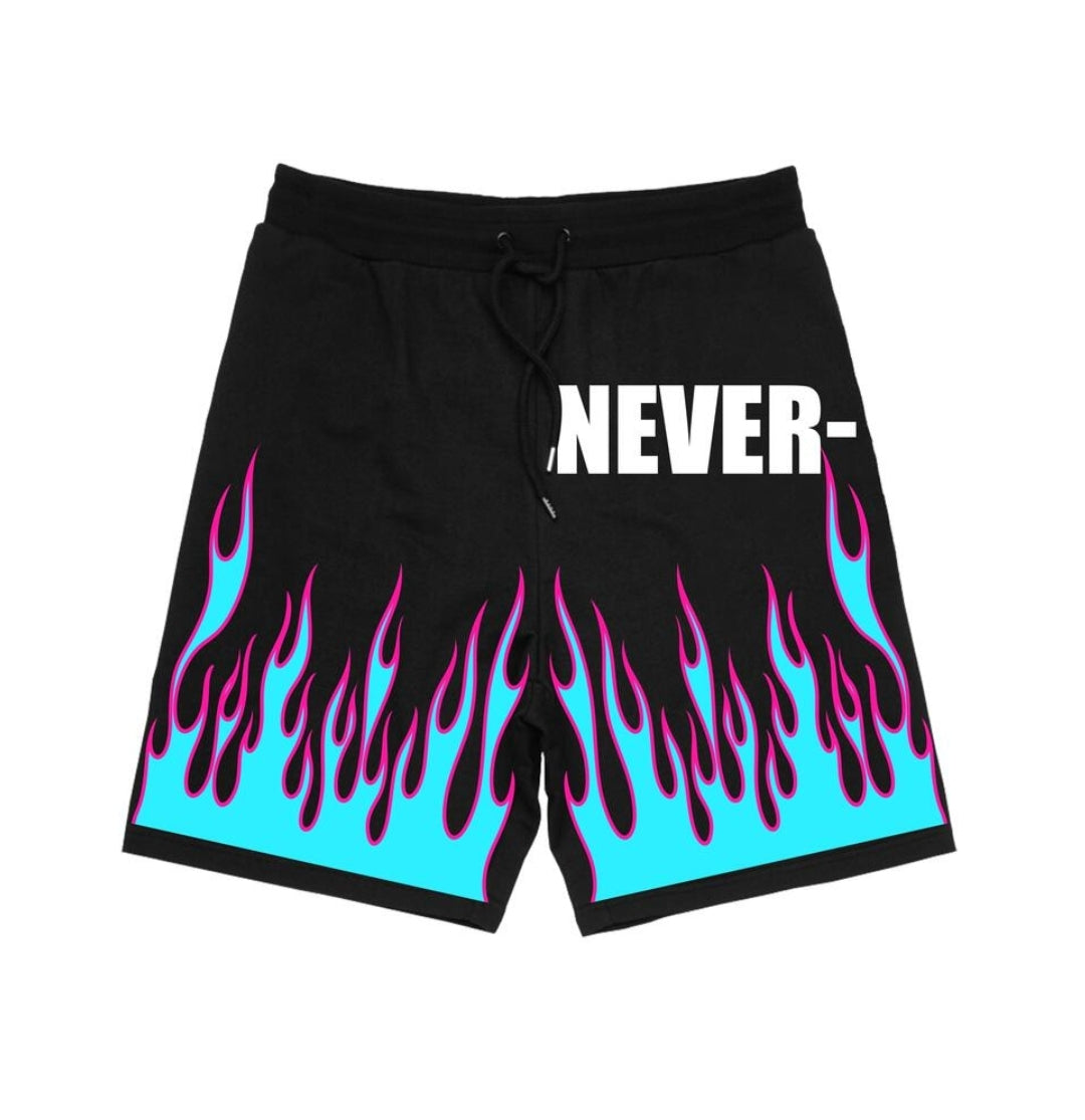 Never Broke Again Never- Flame Shorts