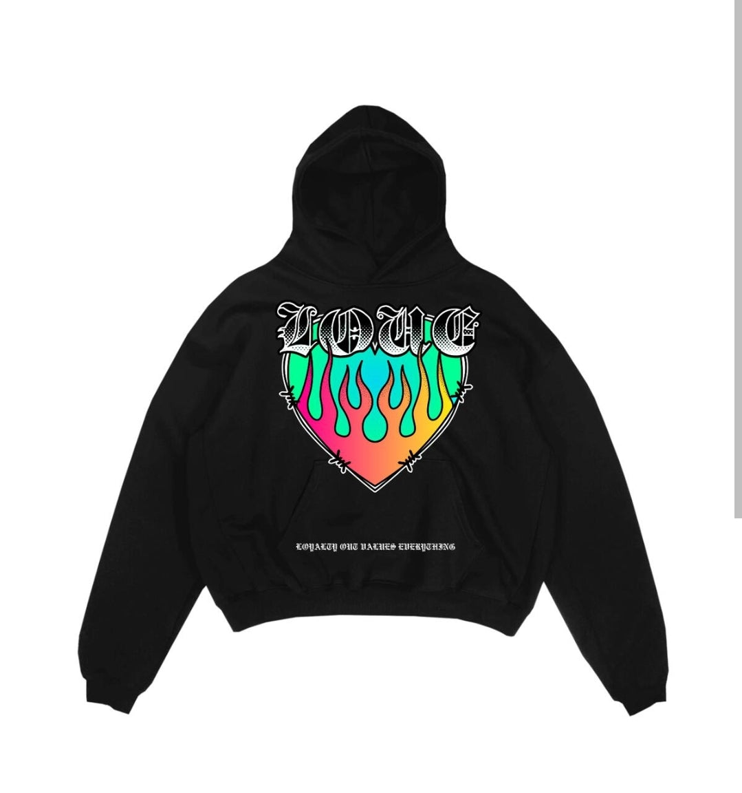 L.O.V.E. Barbwire Heart Hoodie