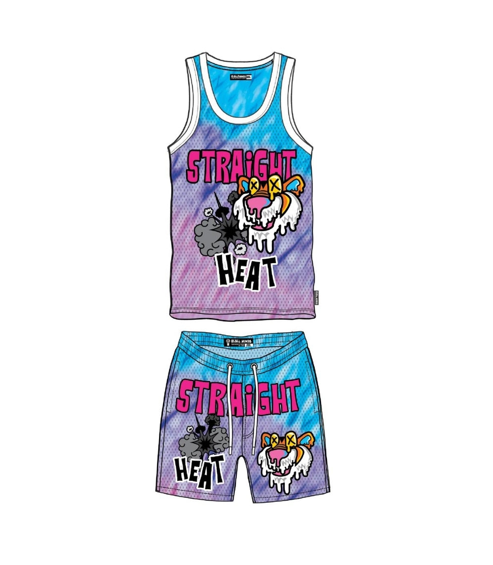 Rebel Minds Kids Straight Heat Basketball Set