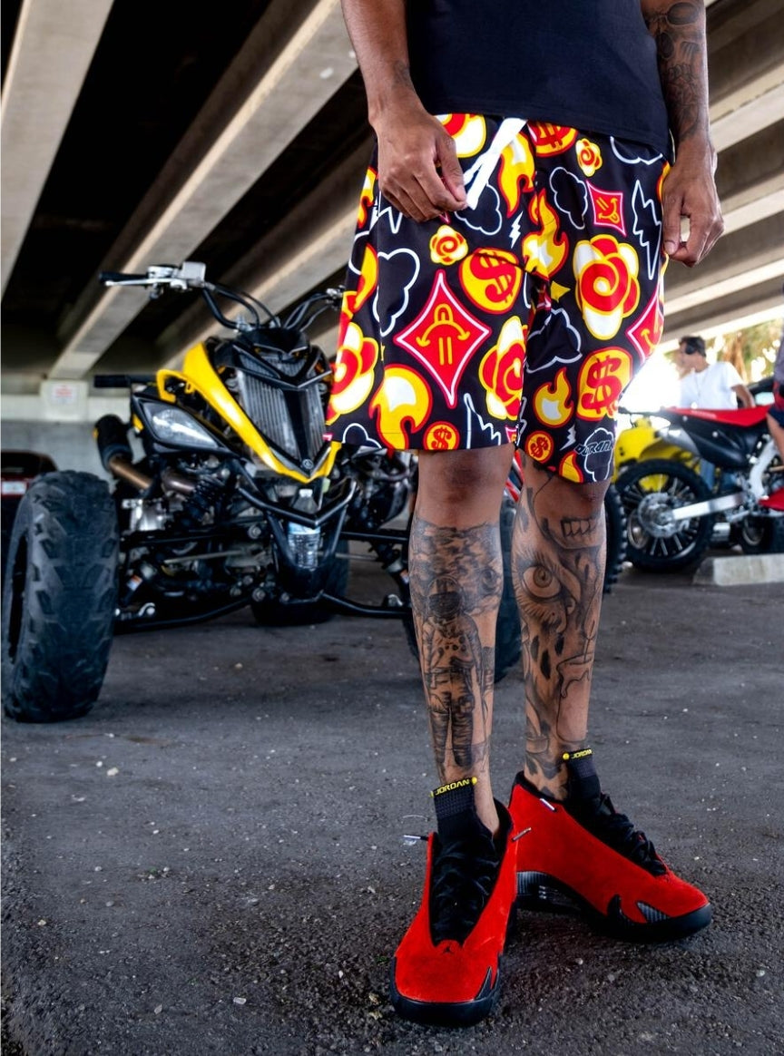 Outrank Burn Slow Nylon Shorts