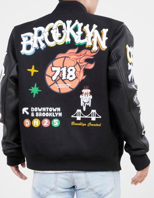 Wedding Cake Brooklyn Varsity Jacket